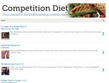 Tablet Screenshot of competitiondiet.org